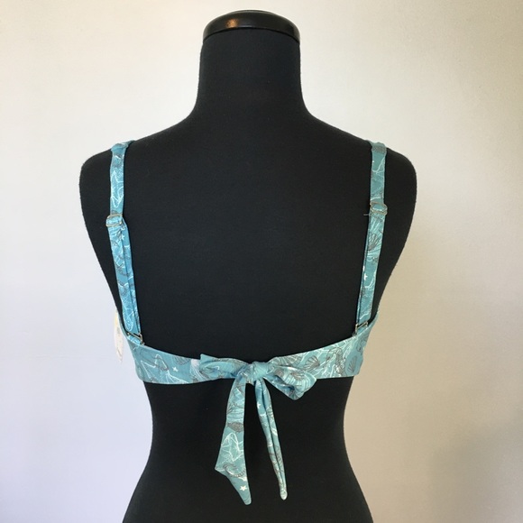 NWT Jenna Sea Casabo Bikini Top in Sea Life, XS - Picture 3 of 10